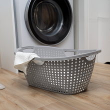 Kosz na pranie Ring 28,5l szary